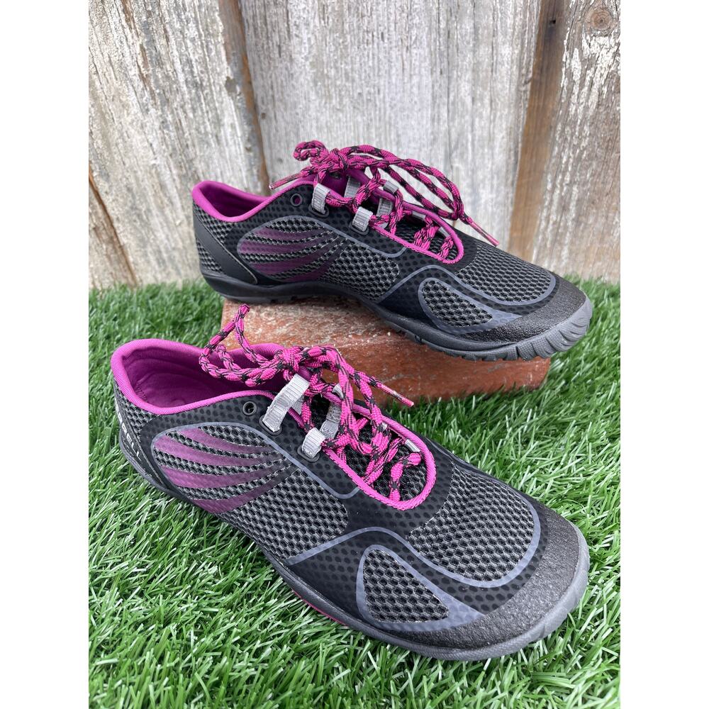 Merrell Pace Glove 2 Trail Running Shoes Black Purple Women's 6.5